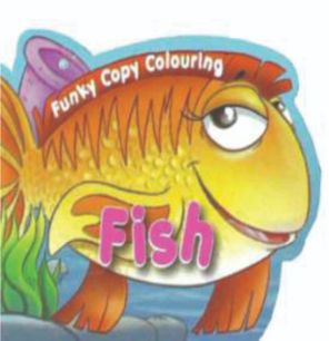 Blueberry Funky Copy Colouring Fish
